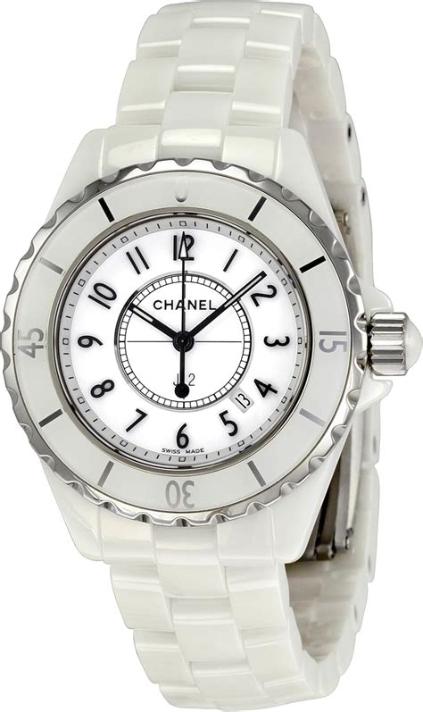 Orologi Chanel in Ceramica Bianco 